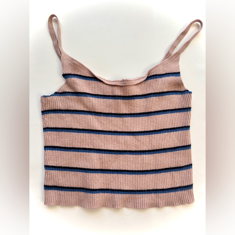 la hearts cropped tank